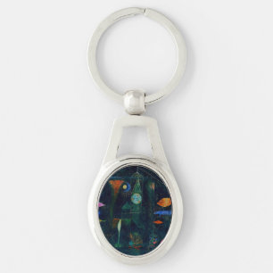 Paul Klee Fish Magic Abstracte Schilderij Grafisch Sleutelhanger