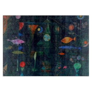 Paul Klee Fish Magic Abstracte Schilderij Grafisch Snijplank