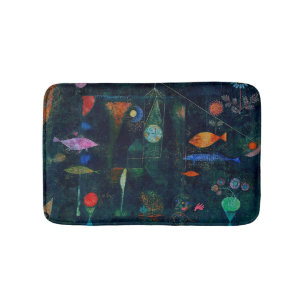 Paul Klee Fish Magic Abstracte Schilderkunst Grafi Badmat
