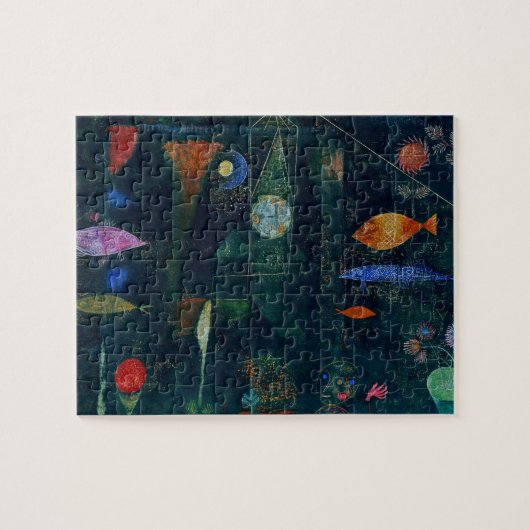 Paul Klee Fish Magic Abstracte Schilderkunst Grafi Legpuzzel (Horizontaal)