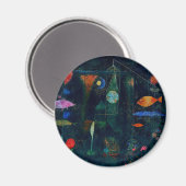 Paul Klee Fish Magic Abstracte Schilderkunst Grafi Magneet (Voorkant / Achterkant)