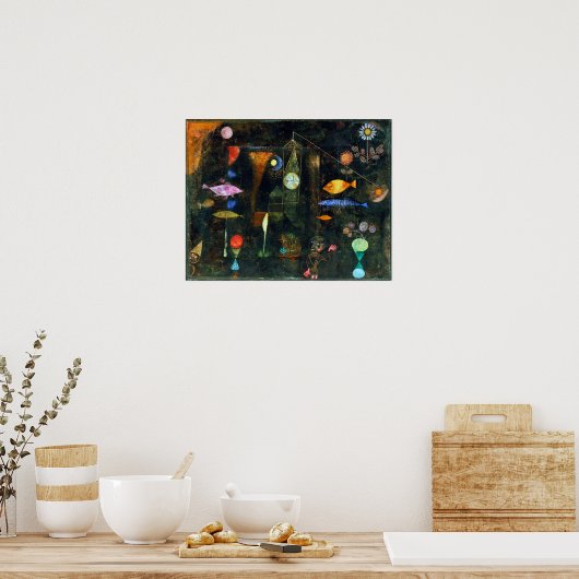 Paul Klee Fish Magic Poster (Keuken)