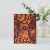 Paul Klee Flora di Roccia Briefkaart (Staand voorkant)