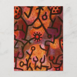 Paul Klee Flora di Roccia Briefkaart