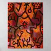 Paul Klee Flora di Roccia Poster (Voorkant)