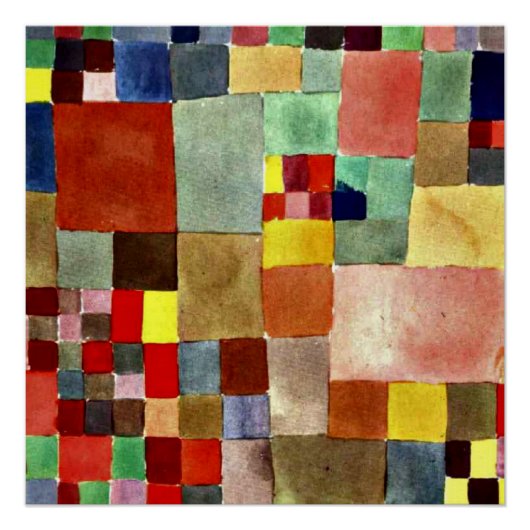 Paul Klee - Flora op Zand Perfect Poster (Voorkant)