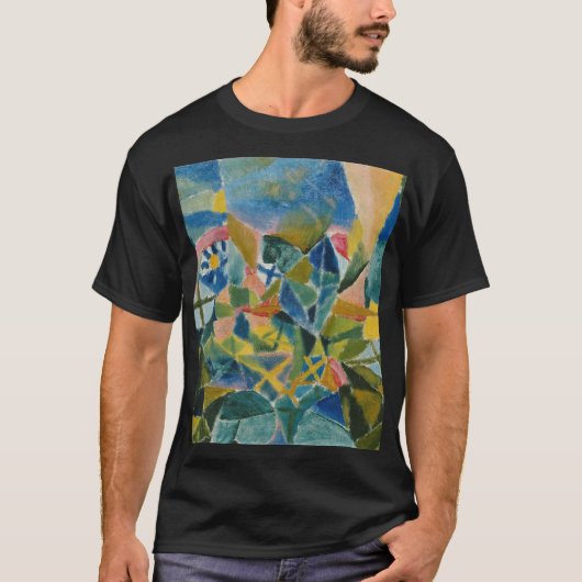 Paul Klee - Flower Bed T-shirt (Voorkant)