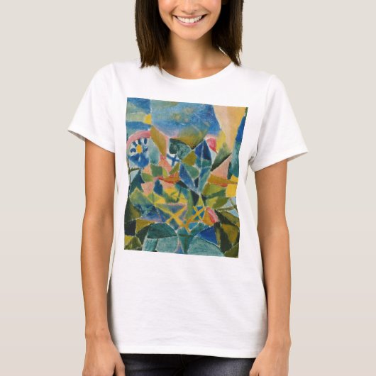 Paul Klee - Flower Bed T-shirt (Voorkant)