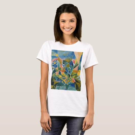 Paul Klee - Flower Bed T-shirt (Voorkant volledig)