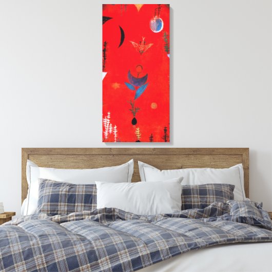Paul Klee Flower Myth Canvas Wrap (Insitu (Slaapkamer))