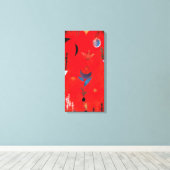 Paul Klee Flower Myth Canvas Wrap (Insitu (Houten vloer))