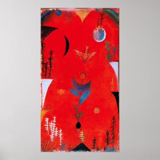 Paul Klee Flower Myth Poster (Voorkant)