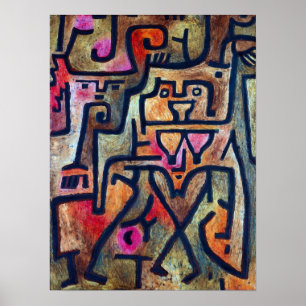Paul Klee Forest Witches Poster