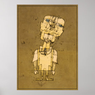 Paul Klee Geest van een Genie Vintage Abstracte Ku Poster