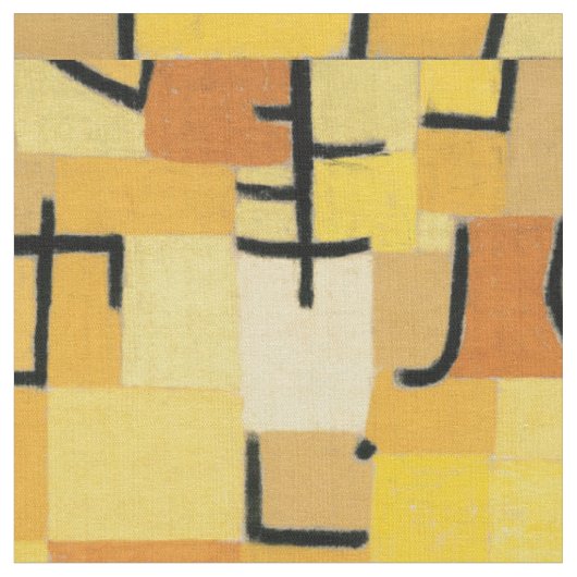 Paul Klee Geïnspireerde stof (Close Up)