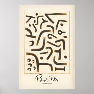Paul Klee Groei Roert Abstracte Kunstprint Modern Poster