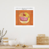 paul klee happy face poster 11 x 11 inch (Keuken)