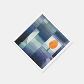 Paul Klee Harbinger van Autumn. Geometrische blauw Servet (Hoek)