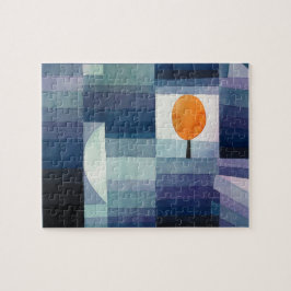 Paul Klee Harbinger van de herfst.  blauwe kunst Legpuzzel