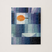 Paul Klee Harbinger van de herfst.  blauwe kunst Legpuzzel (Verticaal)