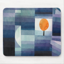 Paul Klee Harbinger van de herfst.  blauwe kunst