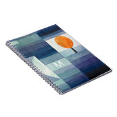 Paul Klee Harbinger van de herfst. blauwe kunst Notitieboek (Rechterzijde)