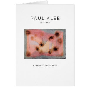 Paul Klee, Hardy Planten (1934) - Fine Art Kaart