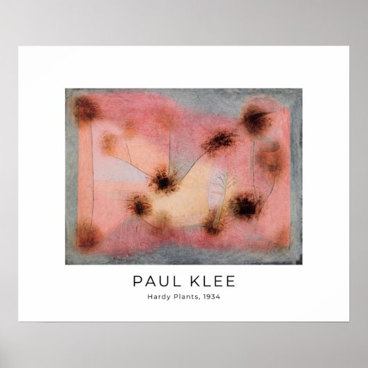 Paul Klee, Hardy Planten (1934) - Fine Art Poster (Voorkant)