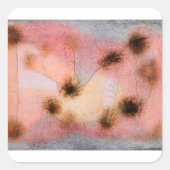 Paul Klee - Hardy Plants Vierkante Sticker (Voorkant)