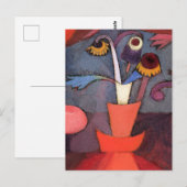 Paul Klee, Herfstbloem, Briefkaart (Voorkant / Achterkant)