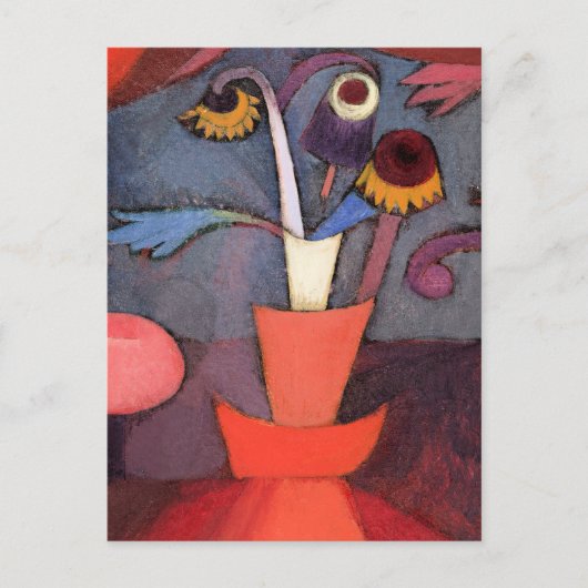 Paul Klee, Herfstbloem, Briefkaart (Voorkant)