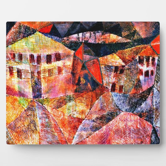 Paul Klee - Het hotel, Fotoplaat (Voorkant)