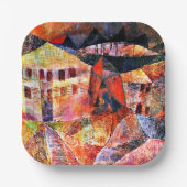 Paul Klee, Het Hotel, Papieren Bordje (Voorkant)