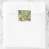 Paul Klee, Het Lam, Vierkante Sticker (Tas)