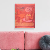Paul Klee, het Man van Verwardheid (1939) - Kunst  Canvas Afdruk (Insitu (Woonkamer))