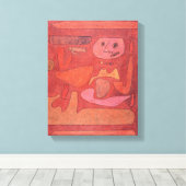 Paul Klee, het Man van Verwardheid (1939) - Kunst  Canvas Afdruk (Insitu (Houten vloer))