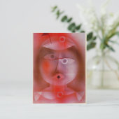 Paul Klee: Het masker met de kleine vlag Briefkaart (Staand voorkant)