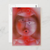 Paul Klee: Het masker met de kleine vlag Briefkaart (Voorkant / Achterkant)