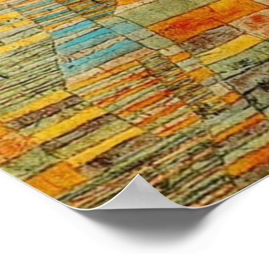 Paul Klee Highway en byways Poster (Hoek)