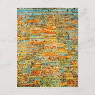 Paul Klee Highways en Byways Briefkaart