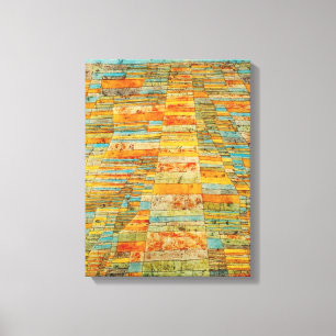 Paul Klee Highways en Byways Poster Canvas Afdruk