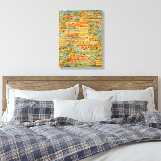 Paul Klee Highways en Byways Poster Canvas Afdruk (Insitu (Slaapkamer))