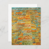 Paul Klee Highways en Byways-uitnodigingen Kaart (Voorkant / Achterkant)