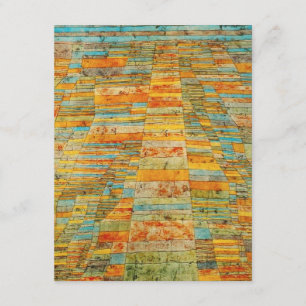 Paul Klee Highways en Byways-uitnodigingen Kaart