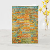 Paul Klee Highways en Byways Wenskaart Kaart (Gele Bloem)