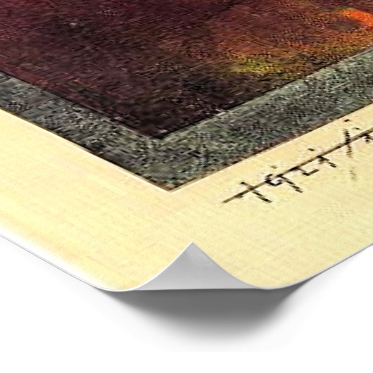 Paul Klee - Hoofd van Bandit Poster (Hoek)