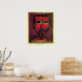 Paul Klee - Hoofd van Bandit Poster (Keuken)