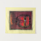 Paul Klee, hoofd van Bandit, Wandkleed (Voorkant (horizontaal))