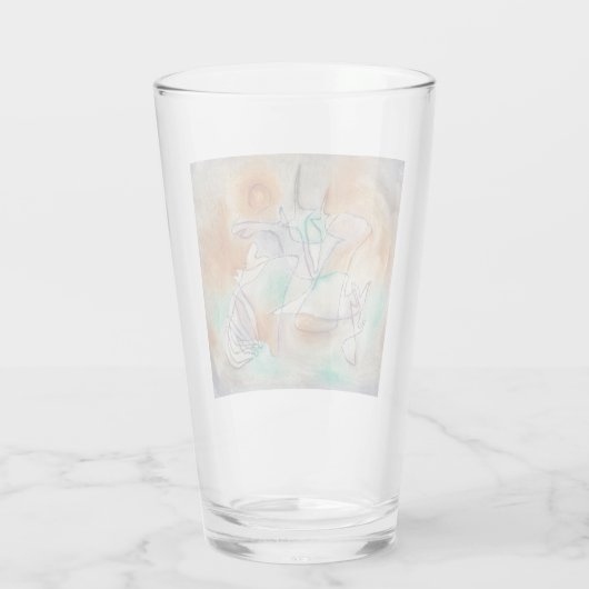 Paul Klee Howling Dog Glas (Achterkant)