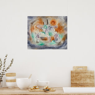 Paul Klee - Huilende Hond, Poster